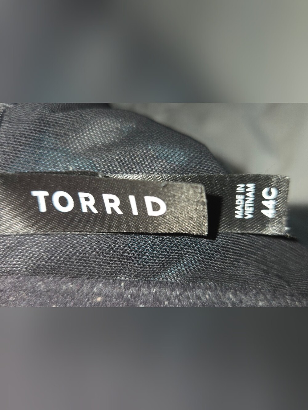 torrid Black Bra with Red Floral & Teal Leaves - Picture 5 of 5